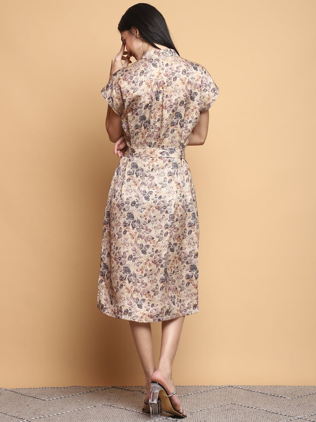 Earth Song Flax Linen Dress – sustainable women’s linen dress by The Majestic Peacock.