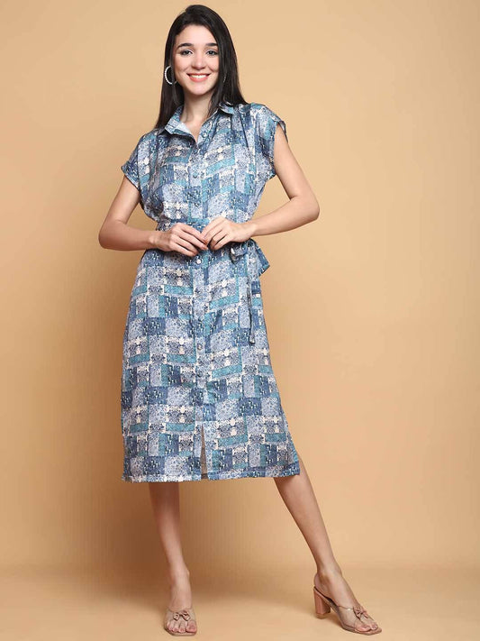 The Earth Song Tie Dress β Green