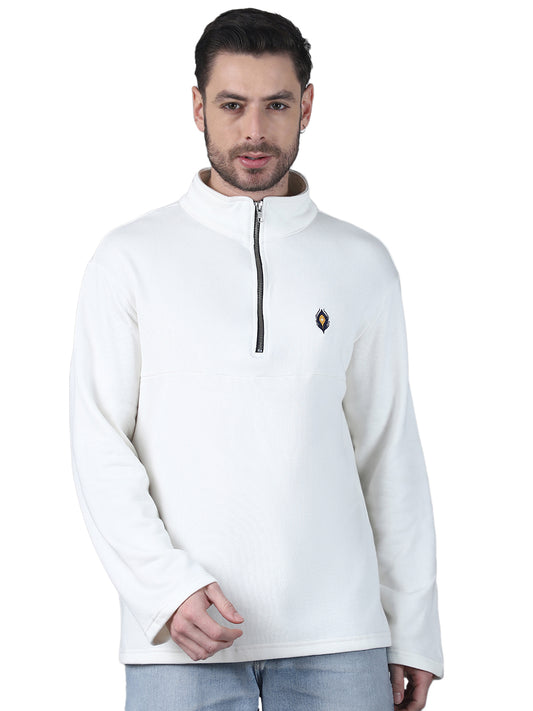 Eco-friendly Bamboo Cotton sweatshirt with relaxed, comfortable fit.