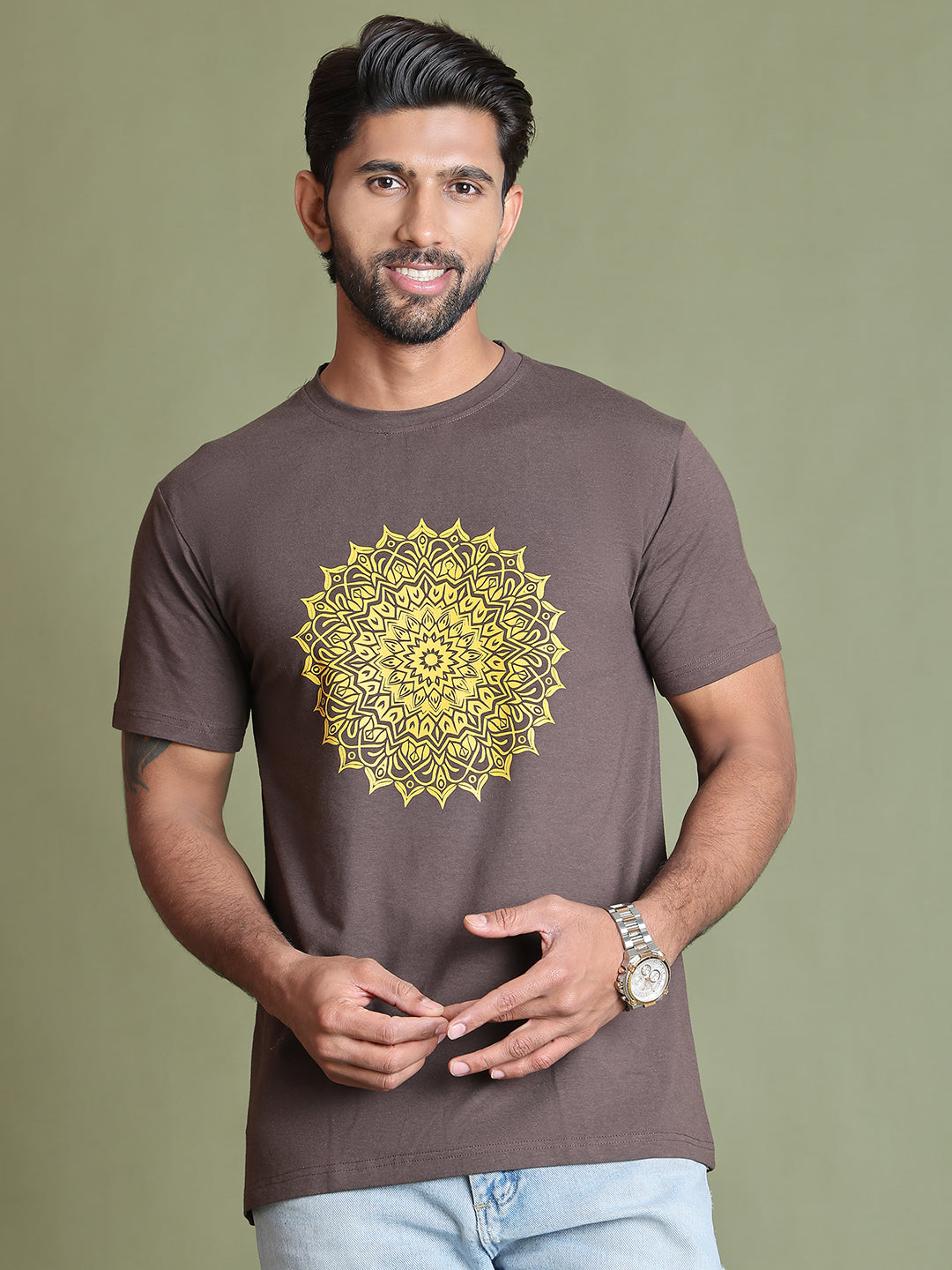 Eco-friendly Supreme Luxe bamboo tee, sleek and comfortable fit.