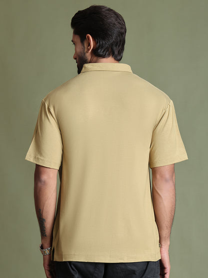 Eco-friendly Supreme Luxe bamboo polo with sleek fit.