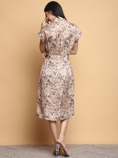 Earth Song Flax Linen Dress – sustainable women’s linen dress by The Majestic Peacock.