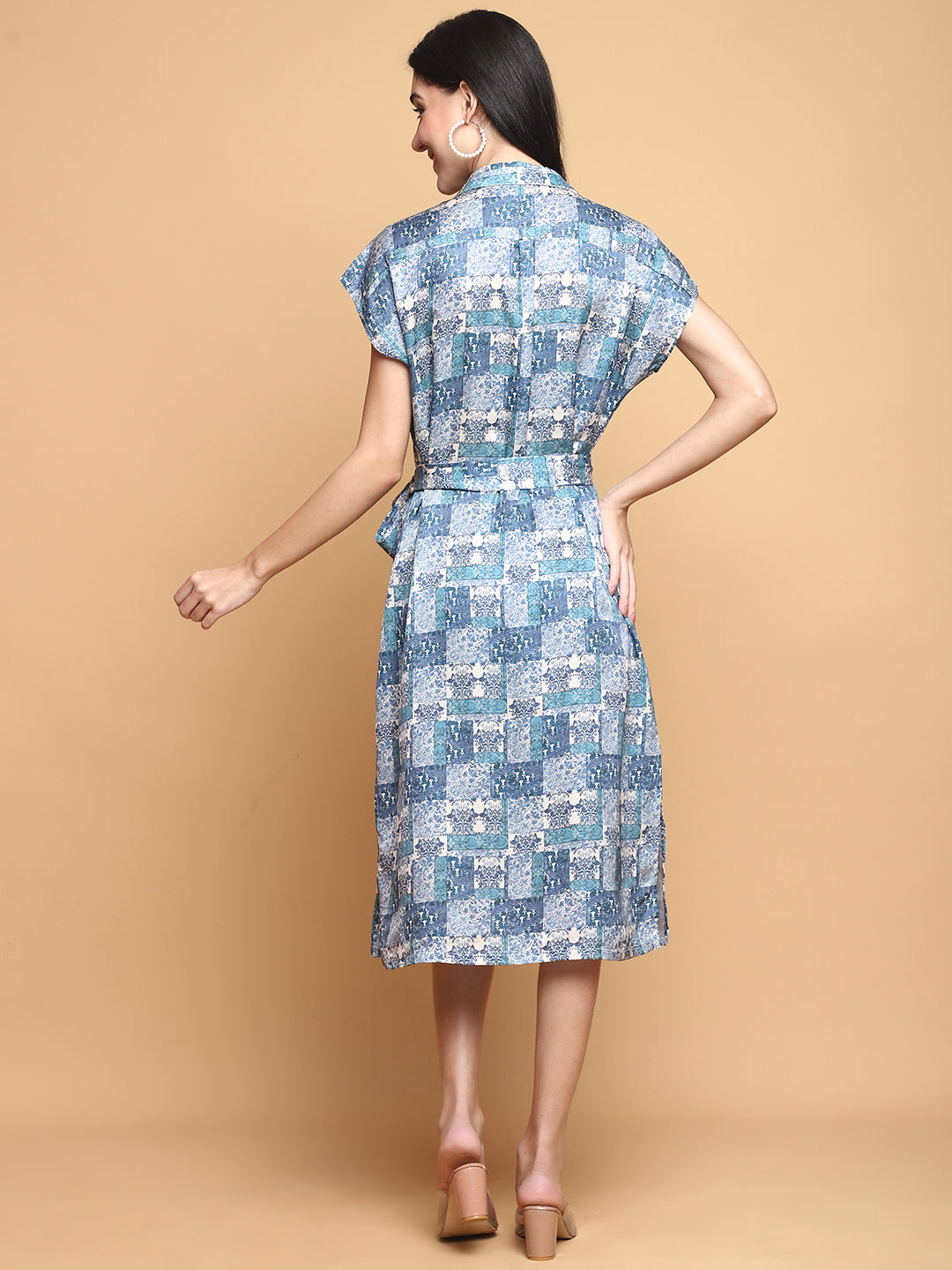 Earth Song Flax Linen Dress – sustainable women’s linen dress by The Majestic Peacock.