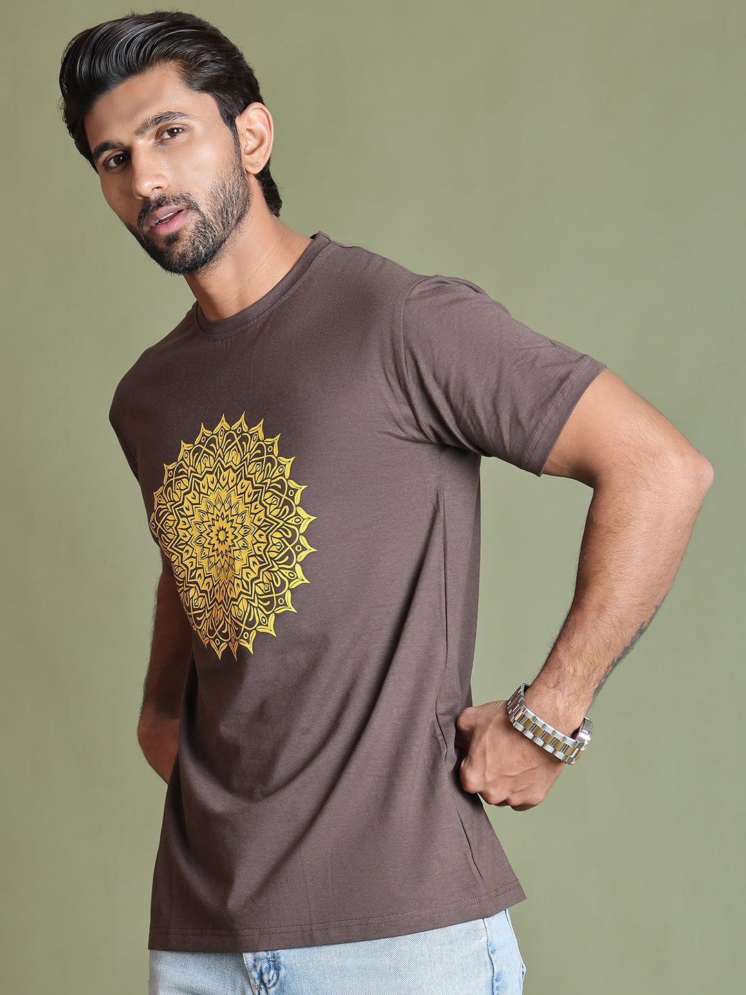 Eco-friendly Supreme Luxe bamboo tee, sleek and comfortable fit.