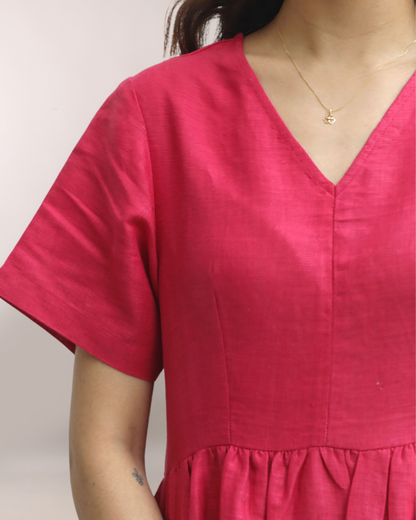 Urban Ease Flax Linen Dress – sustainable women’s linen dress by The Majestic Peacock.