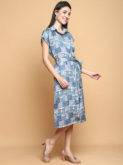 Earth Song Flax Linen Dress – sustainable women’s linen dress by The Majestic Peacock.