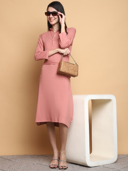 Bamboo EcoEase Tie-Waist Dress – sustainable women’s bamboo dress by The Majestic Peacock.