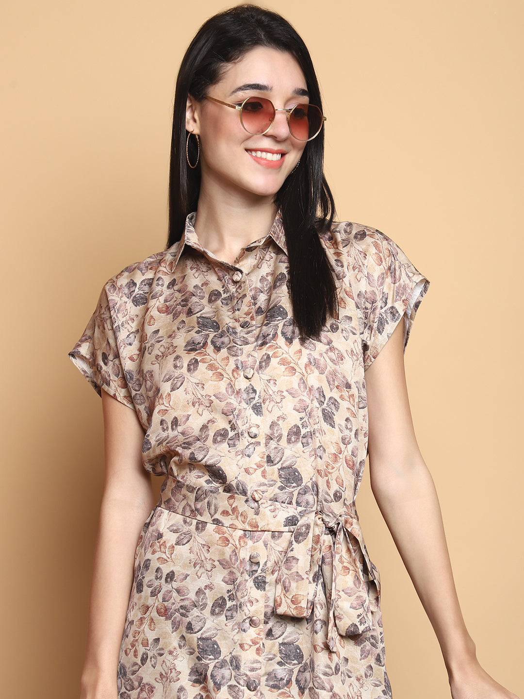 Earth Song Flax Linen Dress – sustainable women’s linen dress by The Majestic Peacock.