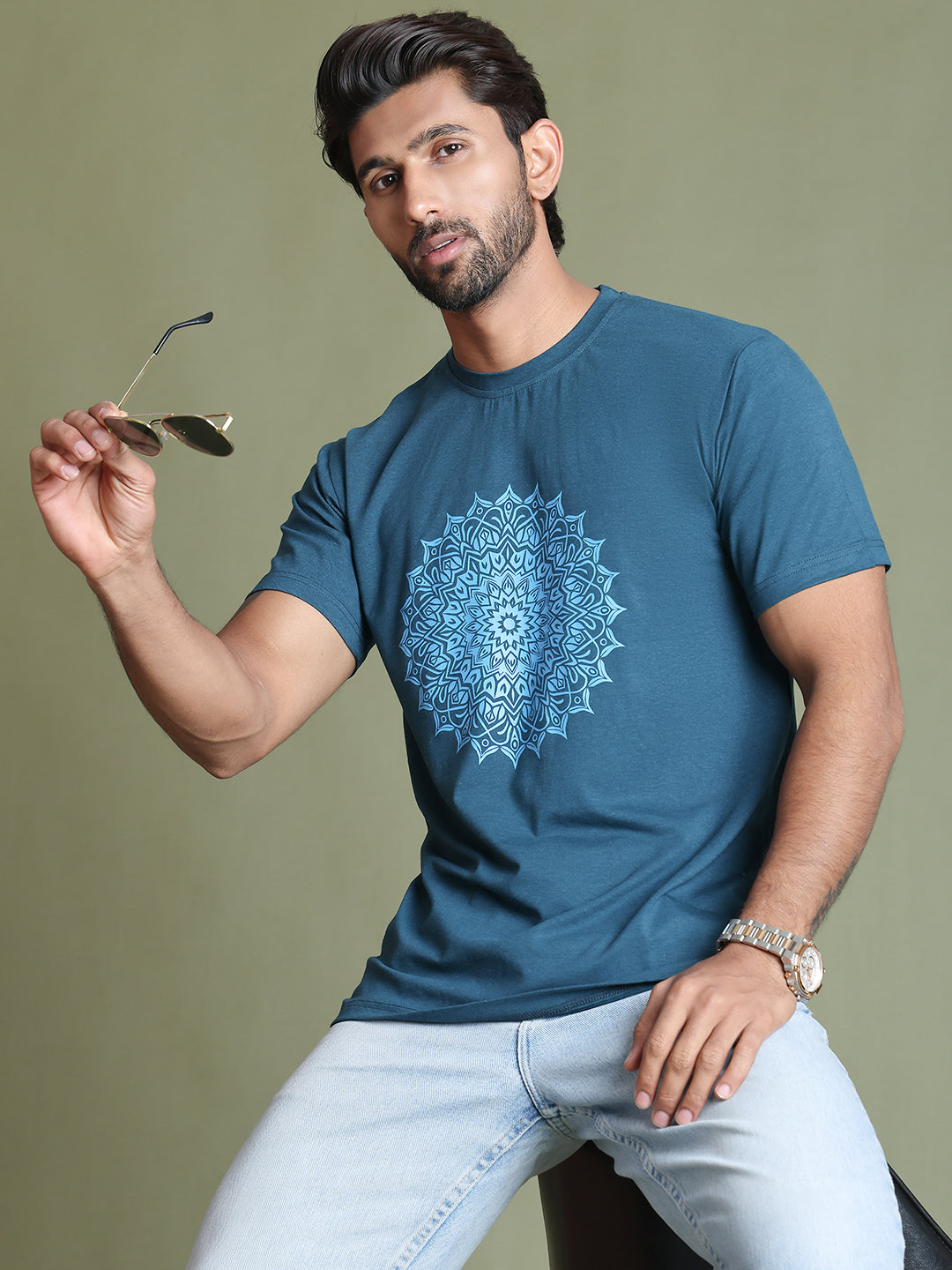 Eco-friendly Supreme Luxe bamboo tee, sleek and comfortable fit.