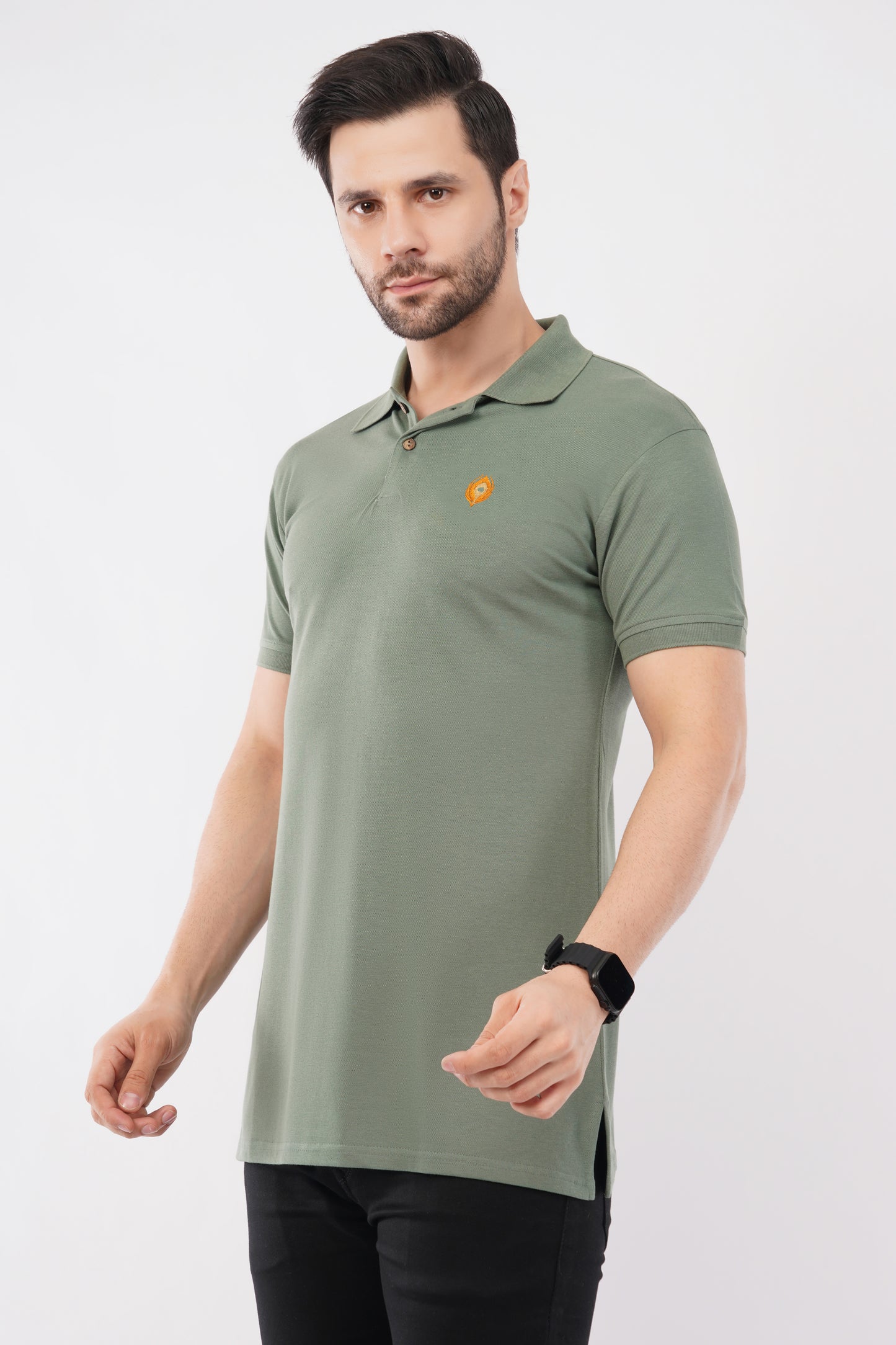 Supreme Luxe bamboo polo, soft, breathable, sustainable.