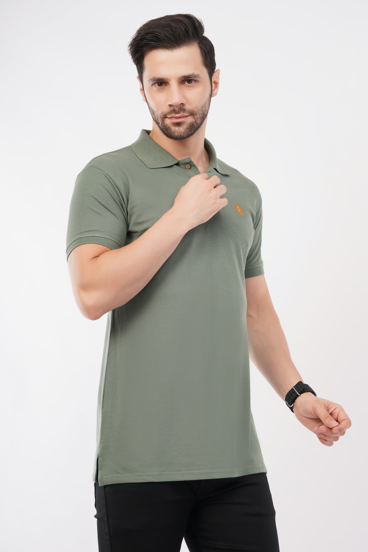 Supreme Luxe bamboo polo, soft, breathable, sustainable.
