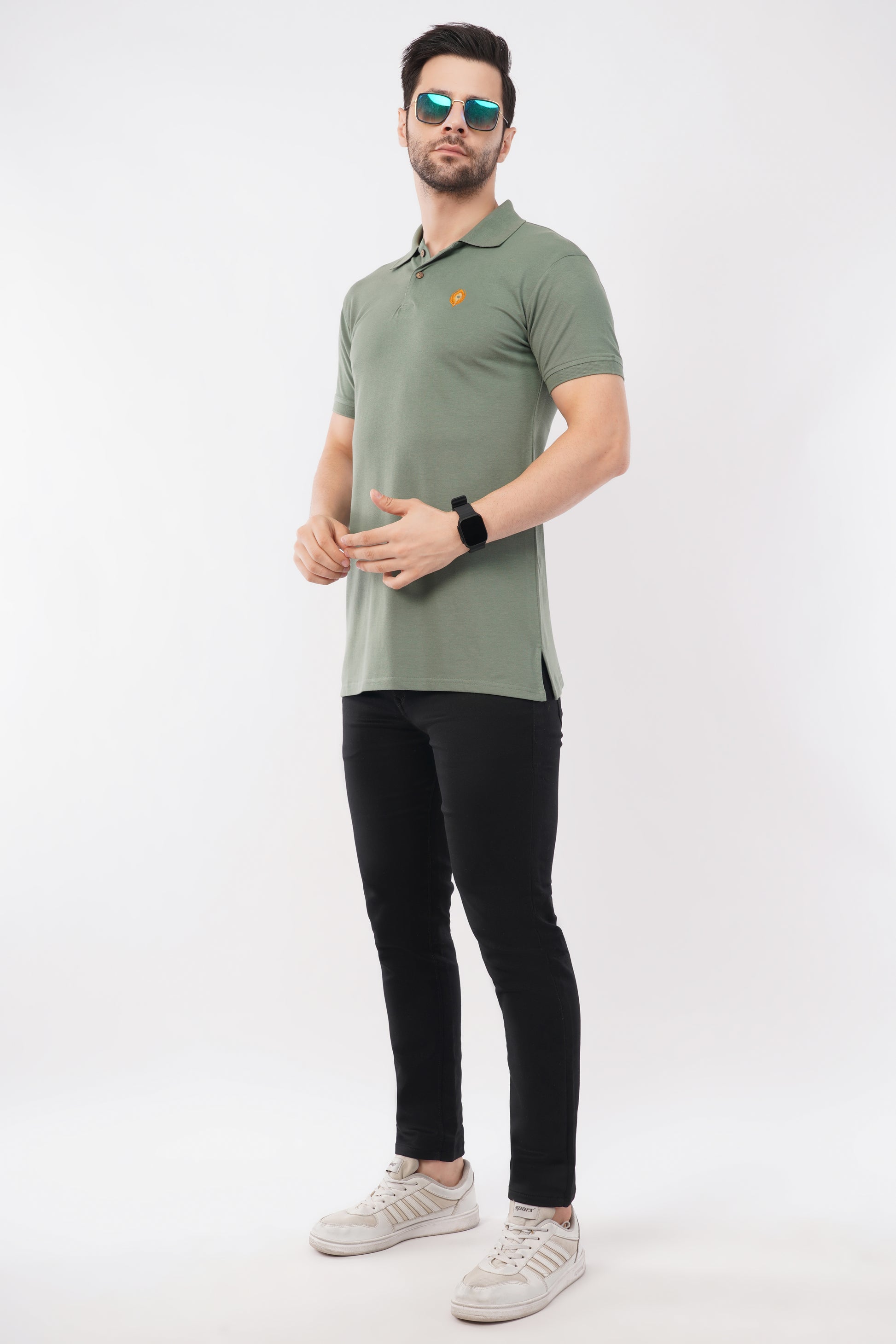 Supreme Luxe bamboo polo, soft, breathable, sustainable.