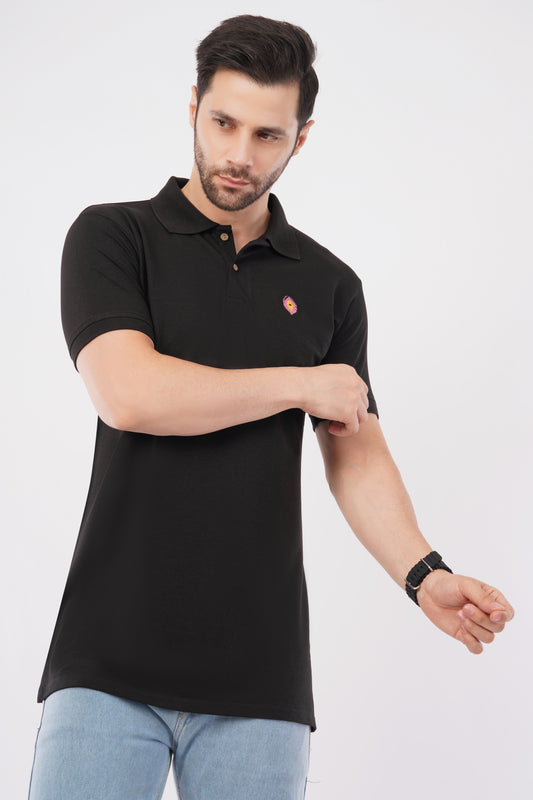 Eco-friendly Supreme Luxe bamboo polo with sleek fit.