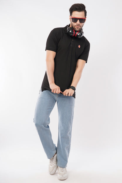 Eco-friendly Supreme Luxe bamboo polo with sleek fit.