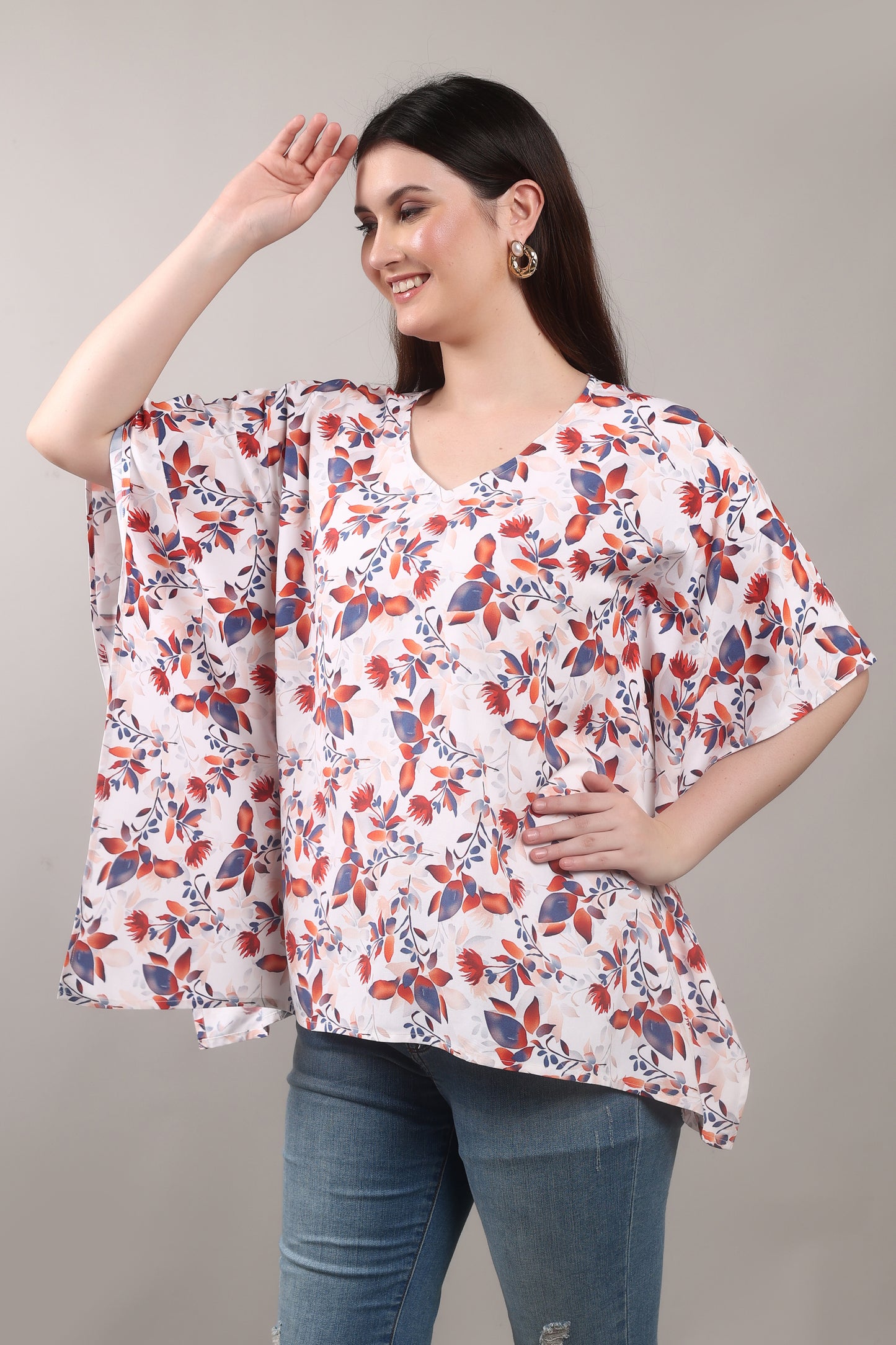 Bamboo Flow Kaftan – eco-friendly women’s bamboo kaftan by The Majestic Peacock.