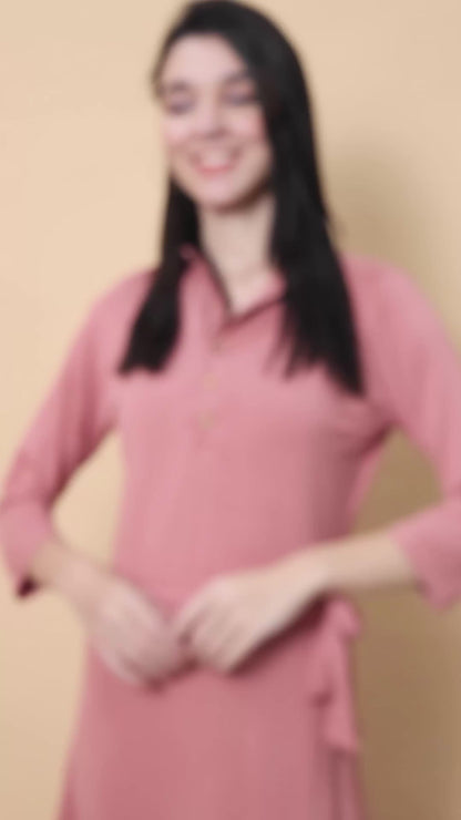 Bamboo EcoEase Tie-Waist Dress